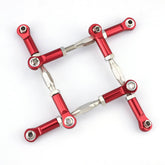 4Pcs RC Car Turnbuckles Steering Linkage Pull Rod for 1/10 Traxxas Slash 4x4